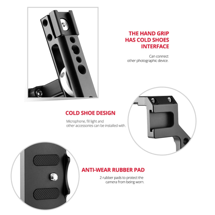 YELANGU C22 YLG0334B   適用於Canon EOS R5/R6兔籠 + 手柄