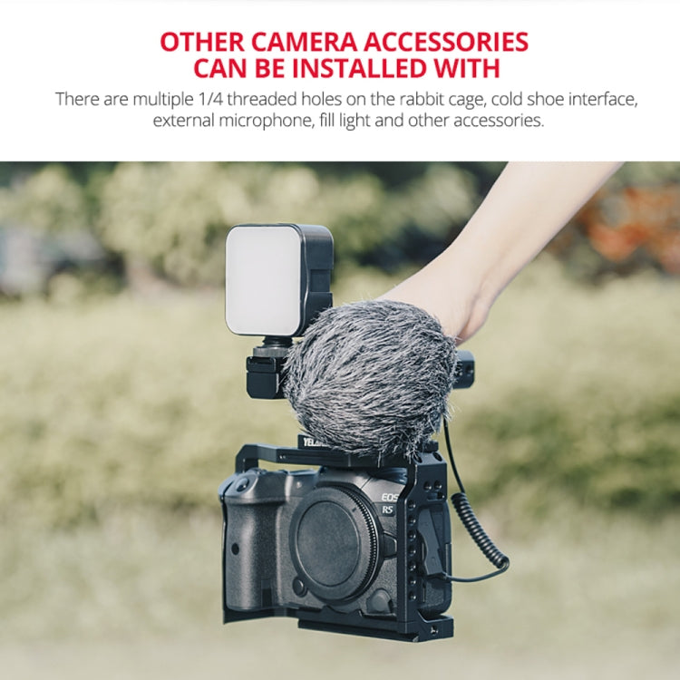 YELANGU C22 YLG0334B   適用於Canon EOS R5/R6兔籠 + 手柄