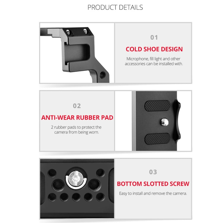 YELANGU C22-A YLG0334B-A   適用於Canon EOS R5/R6/R兔籠 單框