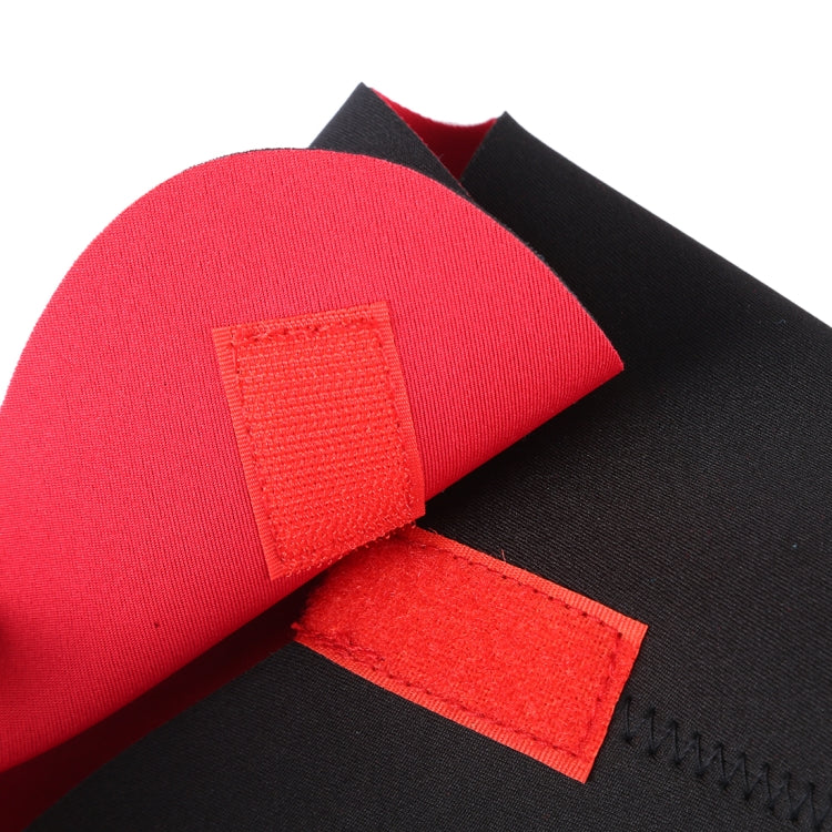 單反相機鏡頭包加厚防震潜水料鏡頭收納包粘扣款 直徑：90mm，高度：130mm