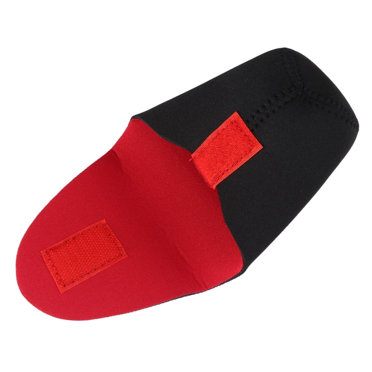 單反相機鏡頭包加厚防震潜水料鏡頭收納包粘扣款 直徑：60mm，高度：80mm