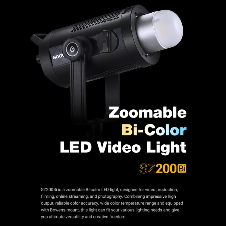 Godox SZ200Bi  200W 2800-6500K Bi Bi-Color LED Video Light