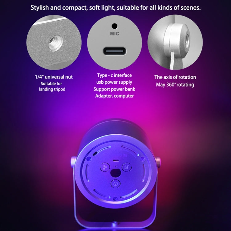 luxceo樂士歐 mood2 RGB彩色氛圍燈 桌面音樂律動拾音燈攝影補光燈