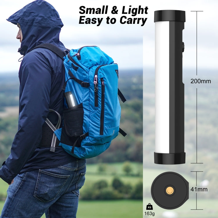 樂士歐P100 RGB手持便攜炫彩攝影補光燈 帶遙控&控光格柵