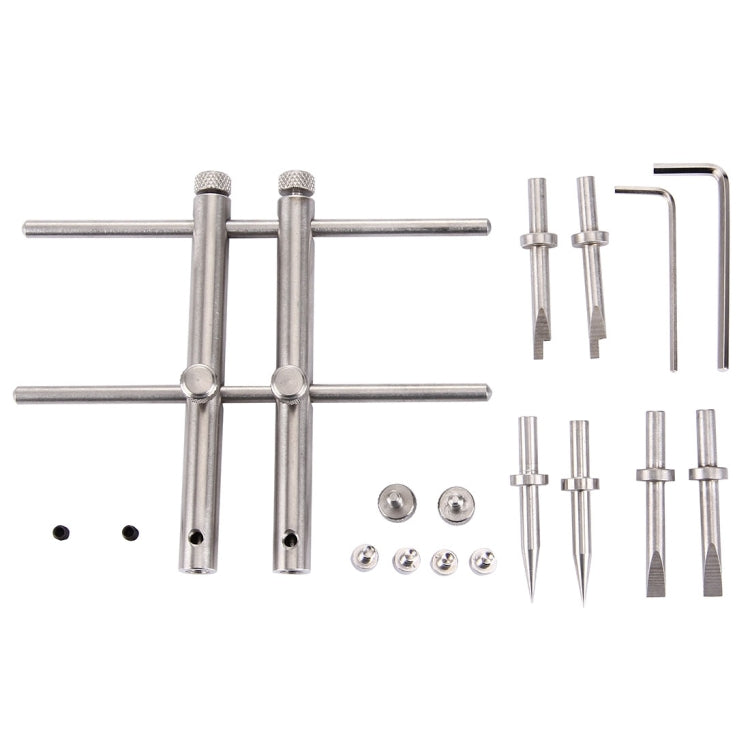 LRT-03 相機鏡頭拆卸維修工具套裝 井字不銹鋼扳手 配三對替換頭
