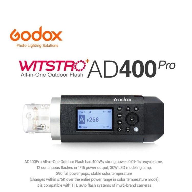 Godox AD400 Pro WITSTRO 400Ws  閃光燈攝影燈 , AD400 Pro