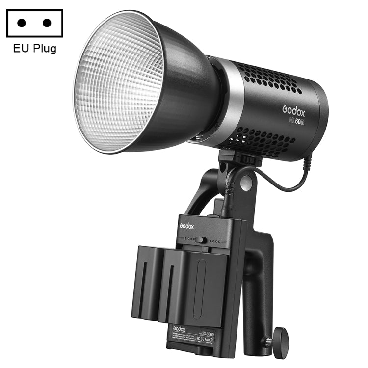 Godox ML60BI 60W 閃光燈2800-6500K可調亮度攝影燈
