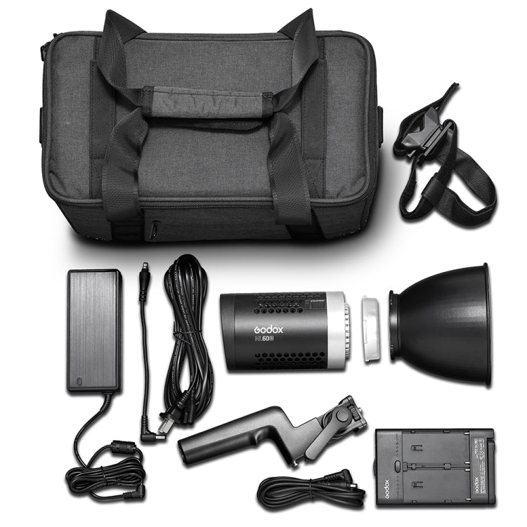 Godox ML60BI 60W 閃光燈2800-6500K可調亮度攝影燈 , ML60BI