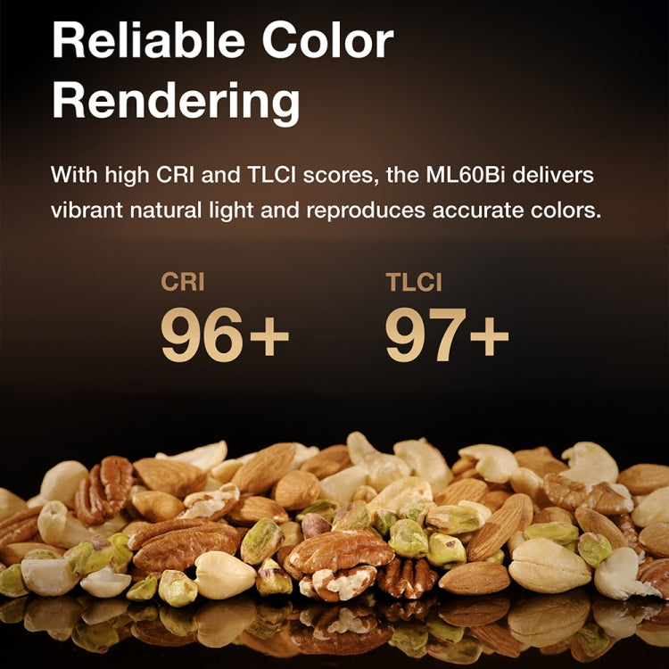 Godox ML60BI 60W 閃光燈2800-6500K可調亮度攝影燈
