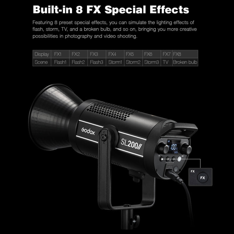 Godox SL200II 200W 常亮補光燈攝影燈