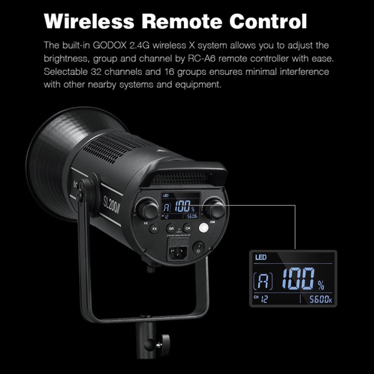 Godox SL200II 200W 常亮補光燈攝影燈