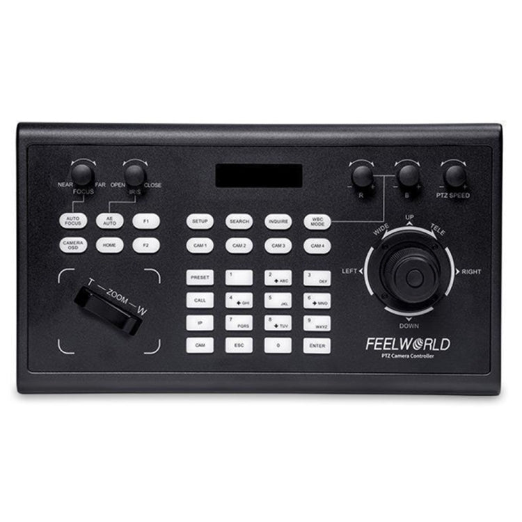 FEELWORLD KBC10 PTZ攝像頭控台 遙桿按鍵輕鬆控制 支持PoE