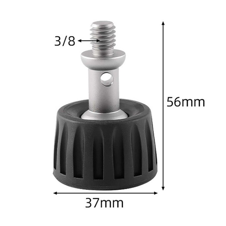 貝欣 GSF37-S 通用單反相機三腳架腳釘 3/8英制