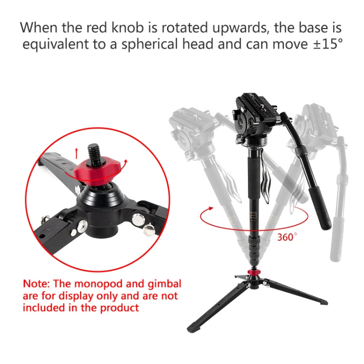 貝欣BEXIN ST-3 鋁合金三腳支架攝影直播獨腳架三腳撐迷你桌面三腳架