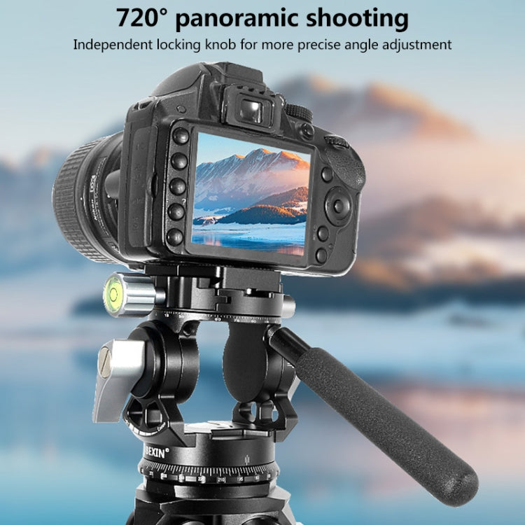 BEXIN 貝欣DT-02R/S 雙全景液壓二維雲台拍攝可調節底座雲台 帶快拆板