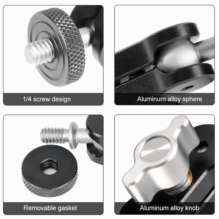 BEXIN TM-2 萬向調節魔術手臂支架補光燈夾