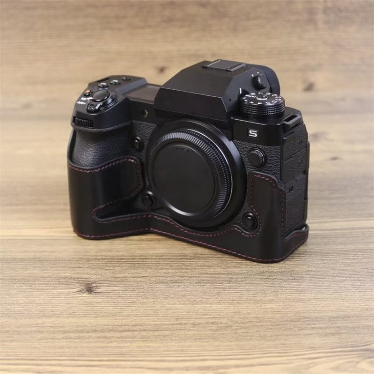 皮質相機底座  適用於富士Fujifilm XH2S相機