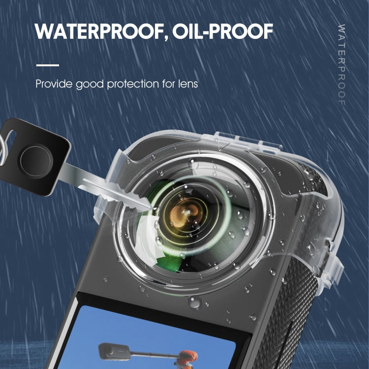 STARTRC 適用於 Insta360 X3 透明罩免拆拍攝保護罩鏡頭保護殼