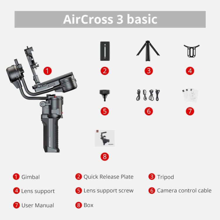 魔爪 AirCross 3 標準版 穩定器3軸手持手機雲台
