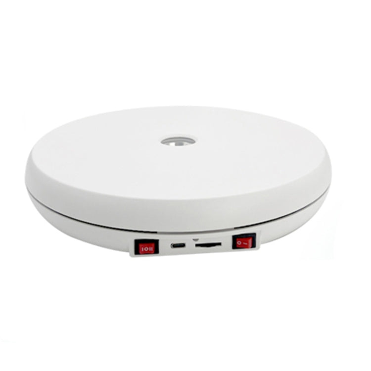 25cm LED發光旋轉展示台