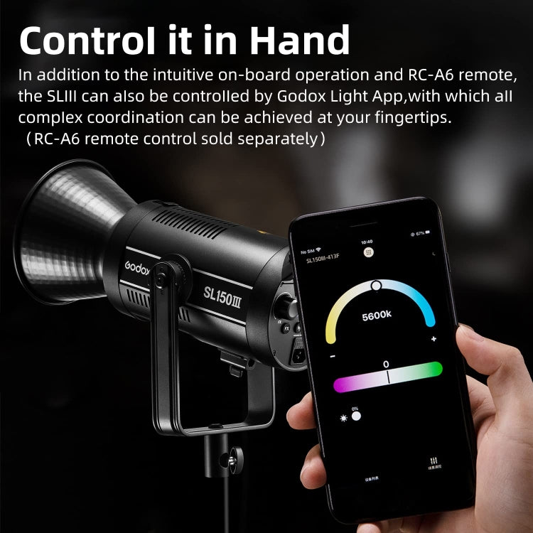 Godox SL150III 160W 5600K白光視頻攝影燈