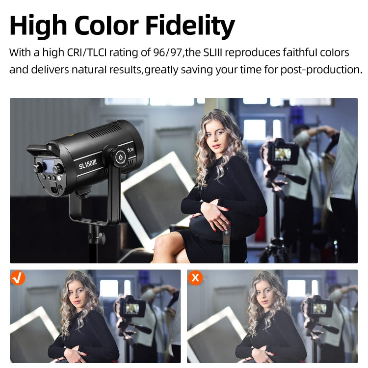 Godox SL150III 160W 5600K白光視頻攝影燈