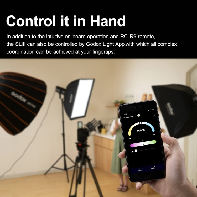 Godox SL300III 330W 5600K白光視頻攝影燈