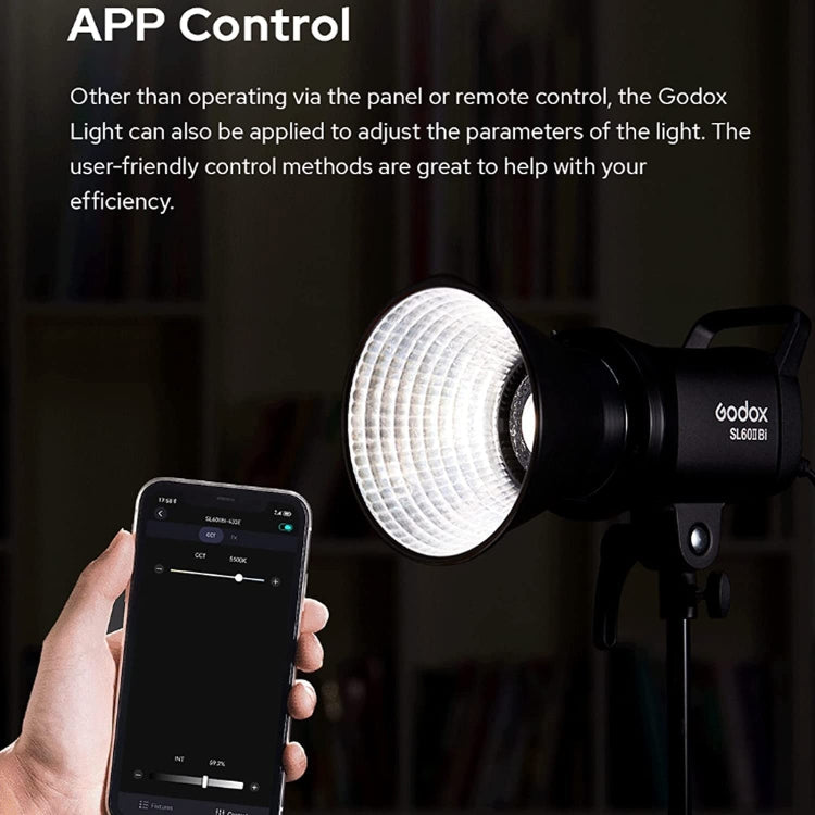 Godox SL60IIBi 75W Bi-Color 2800K-6500K視頻攝影燈