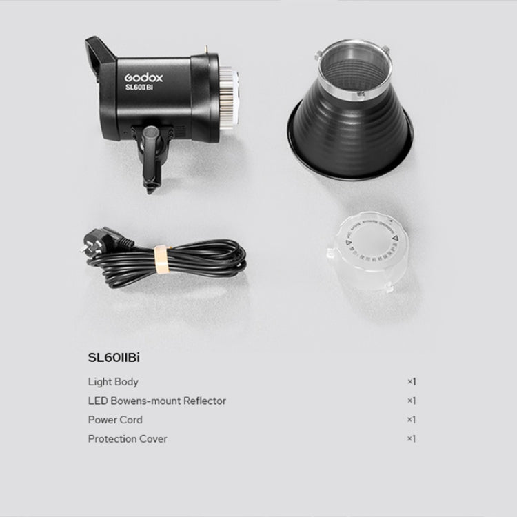 Godox SL60IIBi 75W Bi-Color 2800K-6500K視頻攝影燈