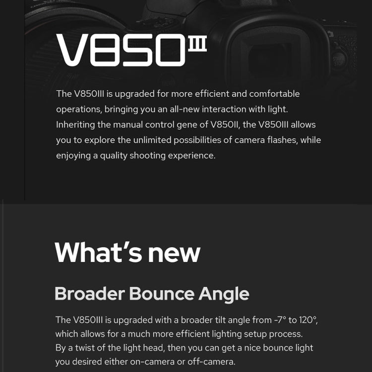 神牛V850IIII 閃光燈