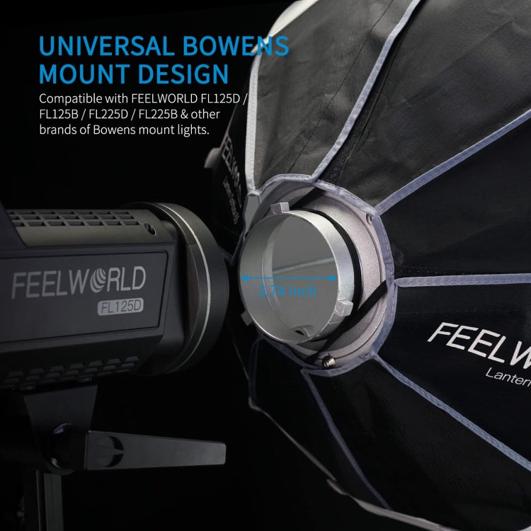 FEELWORLD FSL65 65cm快裝燈籠柔光箱 保榮卡口