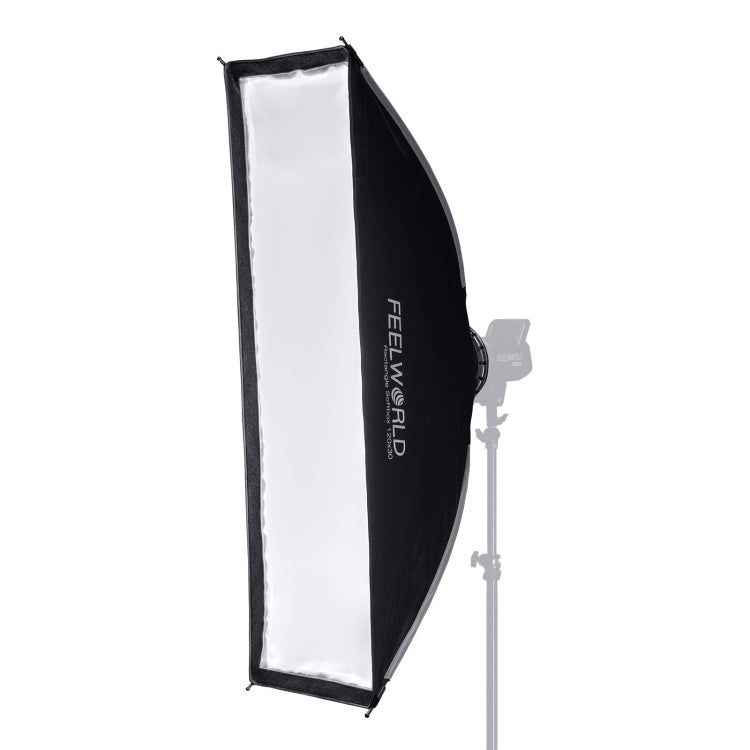 FEELWORLD FSR120 30x120cm快裝長方形柔光箱 通用保榮卡口