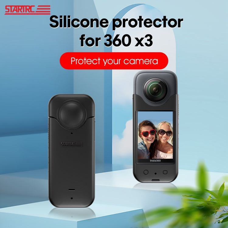 適用於Insta360 X3 STARTRC 全身硅膠保護套