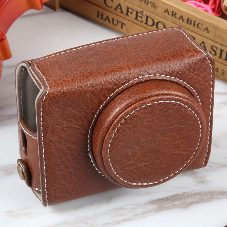 適用於佳能G7 X 皮套皮質相機包帶背帶  , For Canon PowerShot G7 X