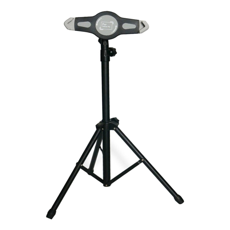 Universal Mount Tripod Floor Stand Tablet Holder for iPad, and 7 - 12 inch Tablet and Laptop
