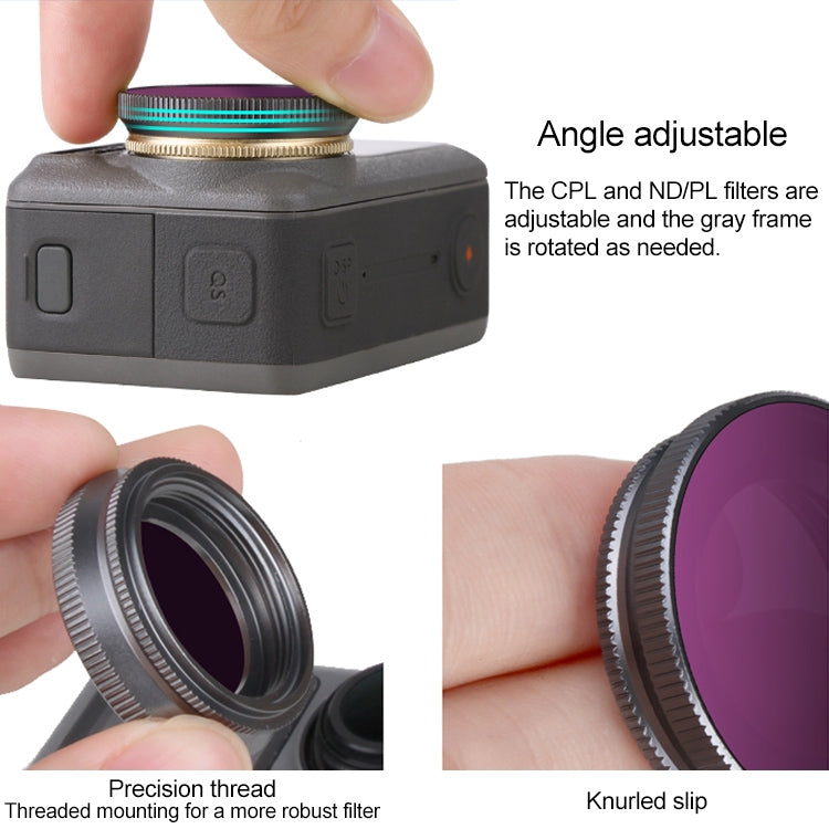 Sunnylife OA-FI179 適用於大疆DJI OSMO ACTION 鏡頭潜水濾鏡 紫色, OA-FI179, Purple
