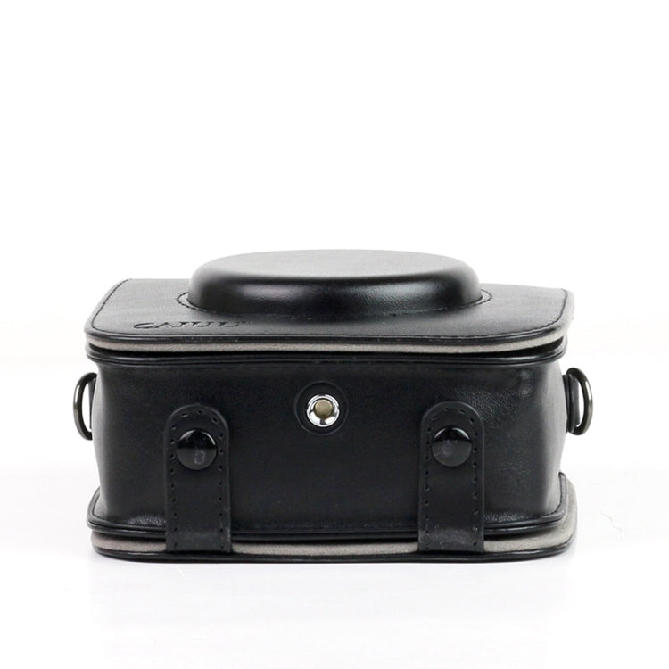 復古PU皮質相機包適用於拍立得 SQ10 相機 帶可調節肩帶