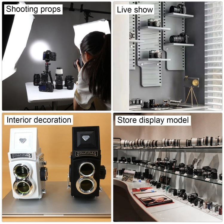 雙反相機模型/復古相機道具擺件裝飾品/手持模型