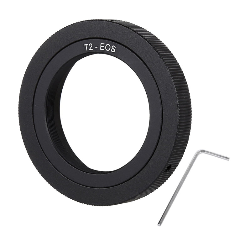 T2-EOS T2螺口鏡頭轉EOS相機鋁合金轉接環