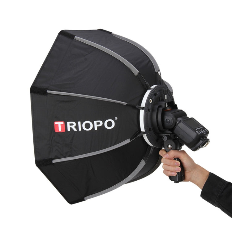 TRIOPO 捷寶KS90快速機頂閃光燈柔光箱90CM八角熱靴燈柔光罩便攜箱