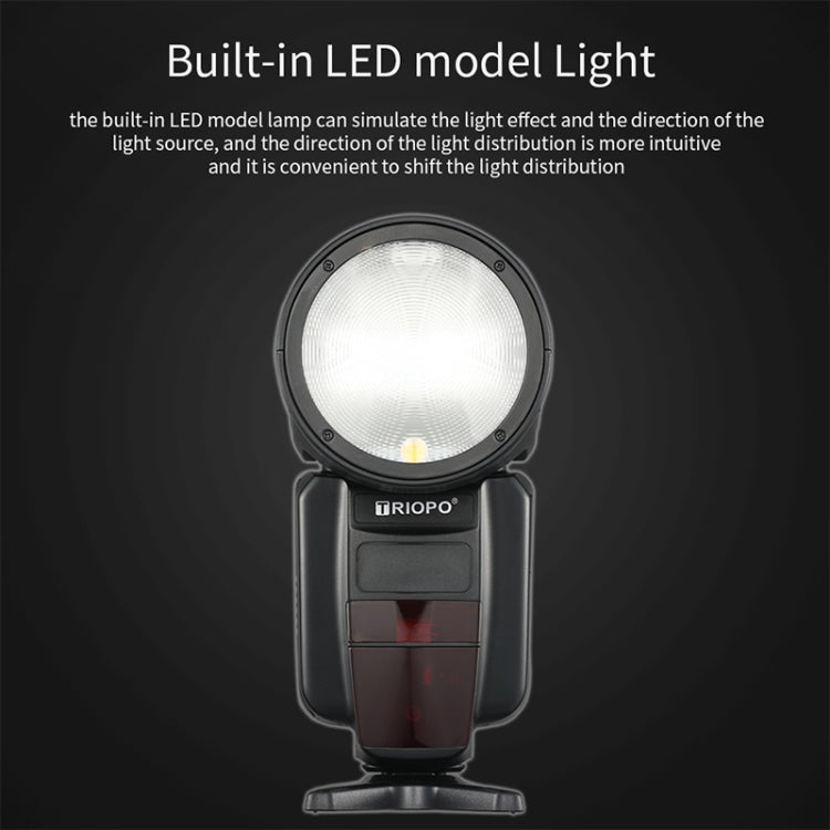 TRIOPO捷寶國際R1外置機頂燈 適用於佳能/尼康