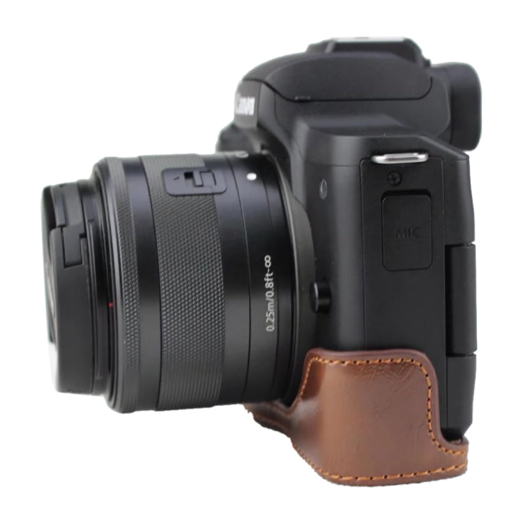 適用於佳能Canon EOS M50 / M50 Mark II  相機半套皮質底座
