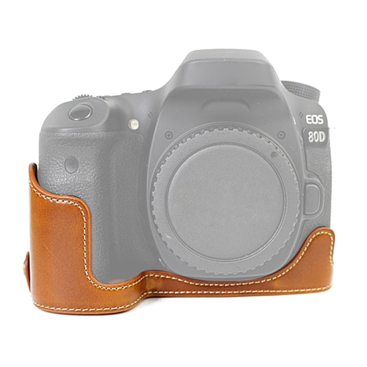 適用於佳能Canon EOS 80D/70D  相機半套皮質底座