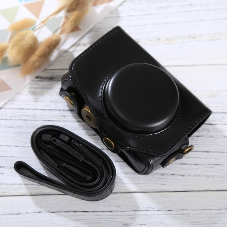 皮質相機包適用於佳能PowerShot SX730 HS / SX720 HS 帶背帶
