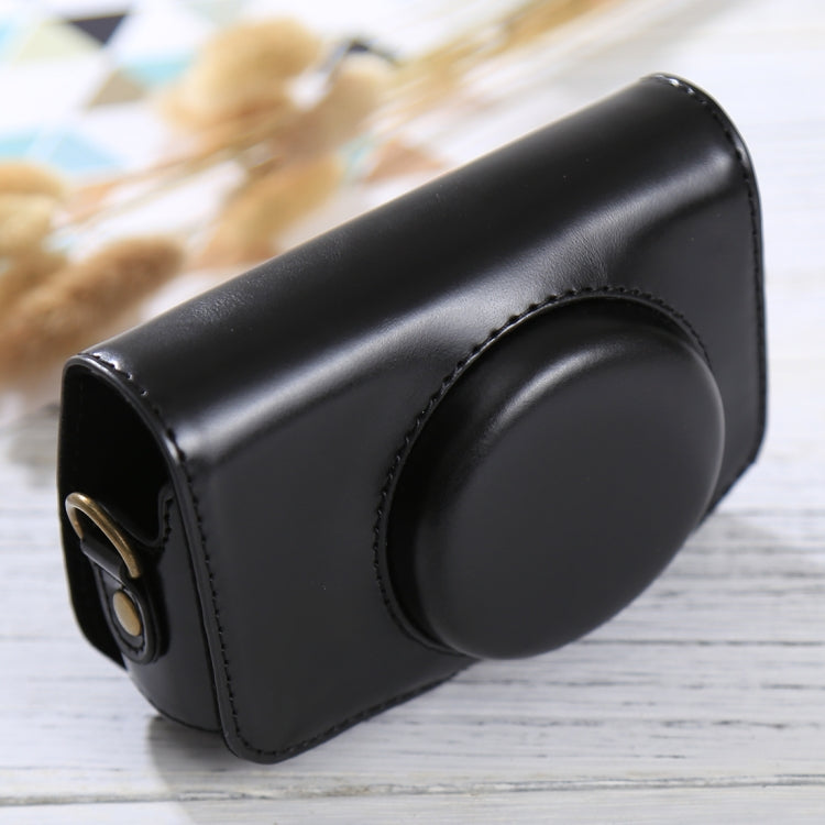 皮質相機包適用於佳能PowerShot SX730 HS / SX720 HS 帶背帶