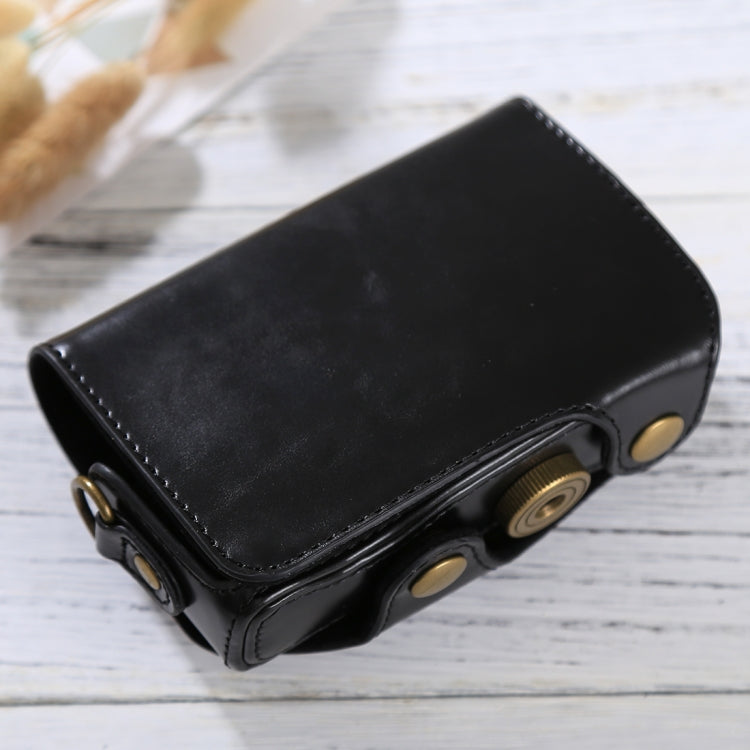 皮質相機包適用於佳能PowerShot SX730 HS / SX720 HS 帶背帶