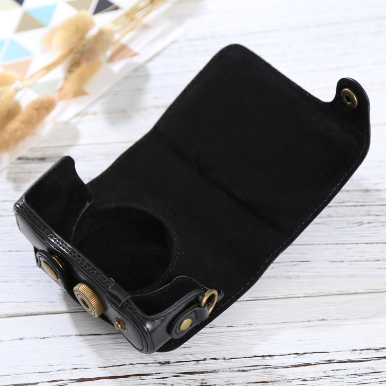 皮質相機包適用於佳能PowerShot SX730 HS / SX720 HS 帶背帶