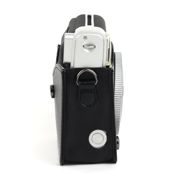 復古PU皮質相機包適用於拍立得 Mini 90 相機 帶可調節肩帶