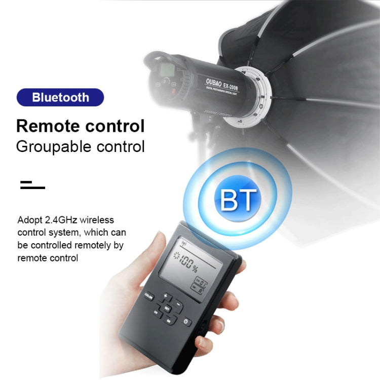 捷寶 EX-200W 影室閃光燈內置散熱系統帶EX-200III LED單燈