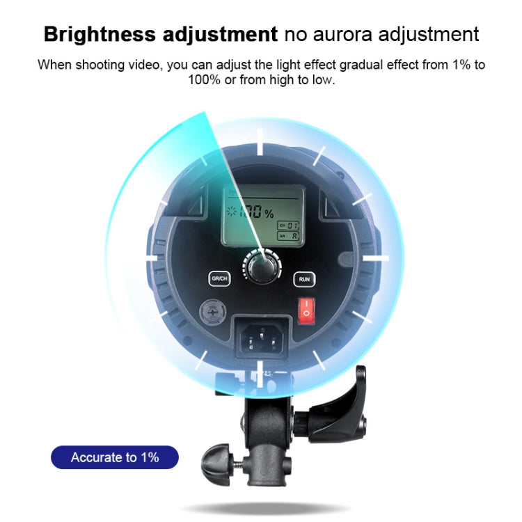 捷寶 EX-200W 影室閃光燈內置散熱系統帶EX-200III LED單燈